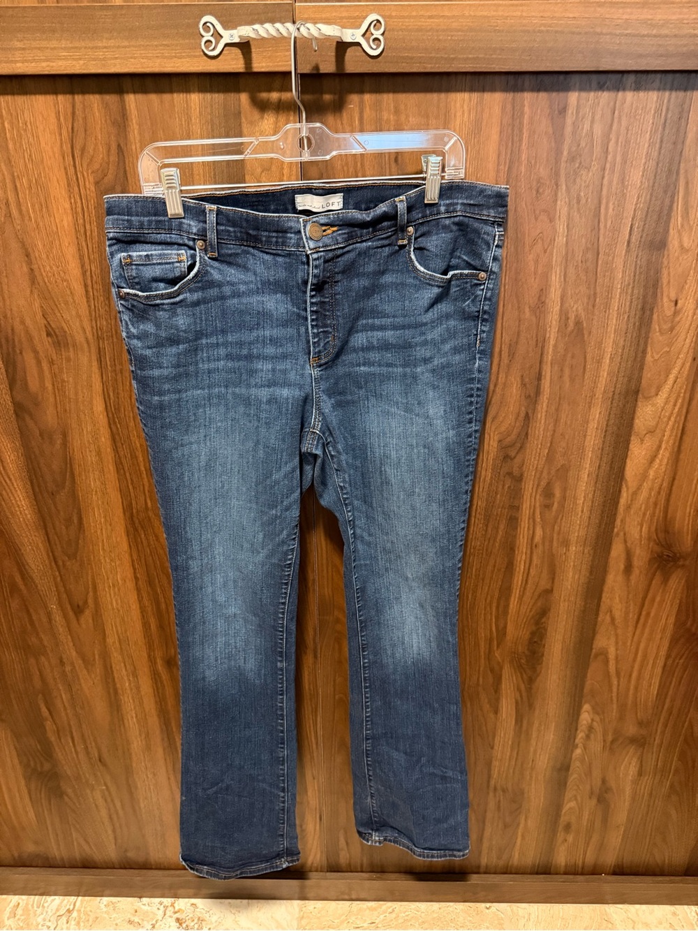 LOFT Women's Modern Boot Jeans, Size 14